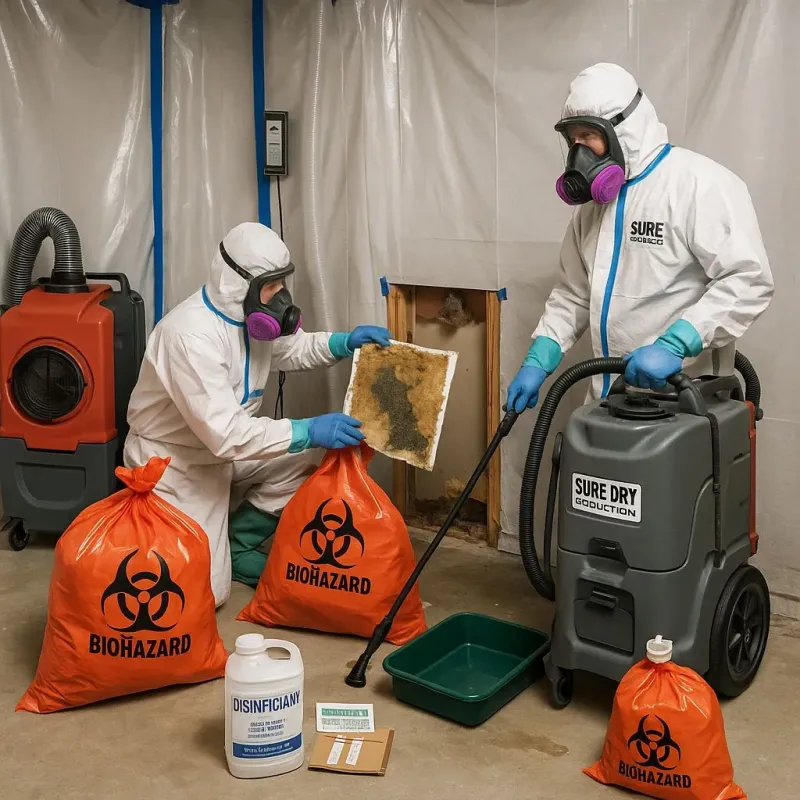 Contaminated Water Handling Protocols process in Yates Center, KS